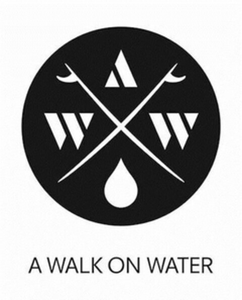 A WALK ON WATER AWOW X Logo (USPTO, 05/19/2016)