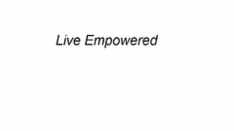 LIVE EMPOWERED Logo (USPTO, 22.05.2017)