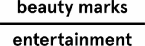 BEAUTY MARKS ENTERTAINMENT Logo (USPTO, 06/07/2018)