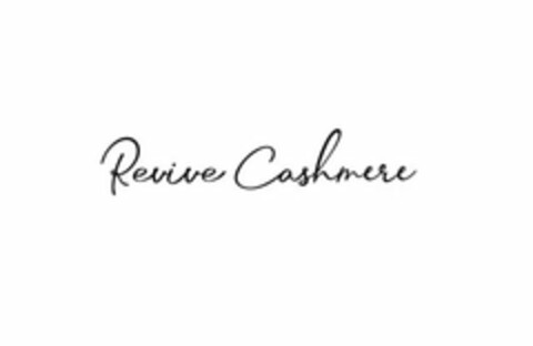 REVIVE CASHMERE Logo (USPTO, 01.10.2018)