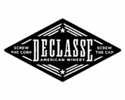 DECLASSE AMERICAN WINERY SCREW THE CORK SCREW THE CAP Logo (USPTO, 14.10.2009)