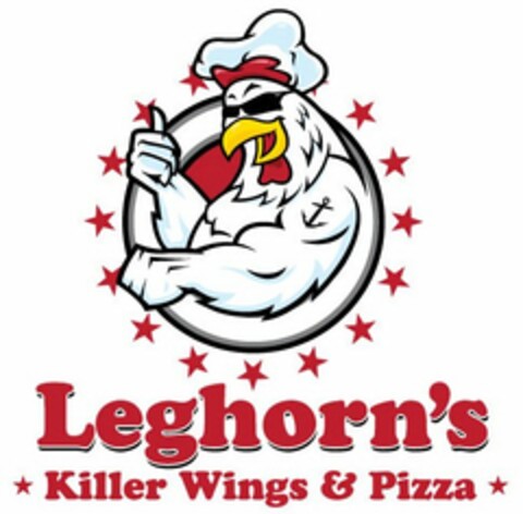 LEGHORN'S KILLER WINGS & PIZZA Logo (USPTO, 05.08.2011)
