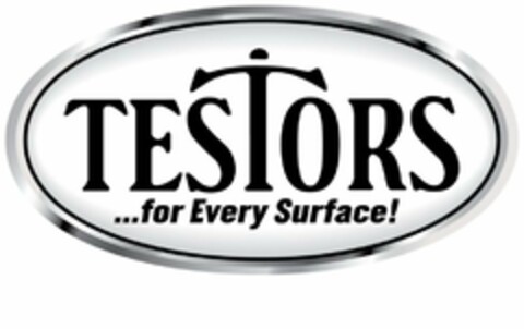 TESTORS... FOR EVERY SURFACE! Logo (USPTO, 11.10.2011)