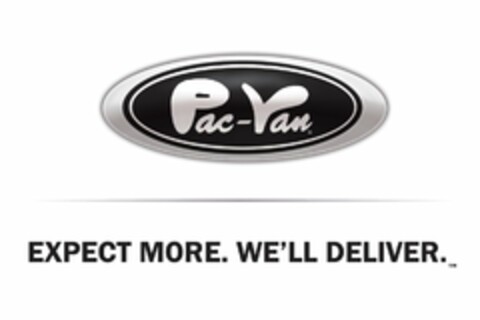 PAC-VAN EXPECT MORE. WE'LL DELIVER. Logo (USPTO, 10/13/2011)