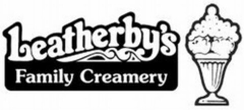 LEATHERBY'S FAMILY CREAMERY Logo (USPTO, 01/02/2012)