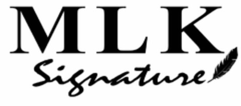 MLK SIGNATURE Logo (USPTO, 09.03.2012)