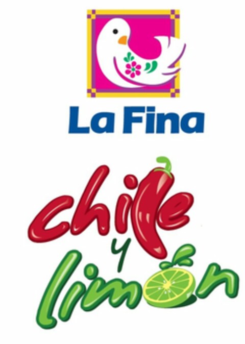 LA FINA CHILE Y LIMON Logo (USPTO, 08.09.2012)