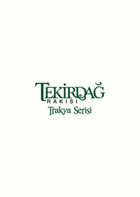 TEKIRDAG RAKISI TRAKYA SERISI Logo (USPTO, 23.10.2012)