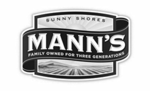 SUNNY SHORES MANN'S FAMILY OWNED FOR THREE GENERATIONS Logo (USPTO, 11/08/2012)