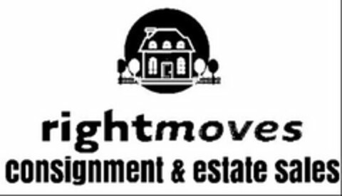 RIGHT MOVES CONSIGNMENT & ESTATE SALES Logo (USPTO, 17.01.2013)