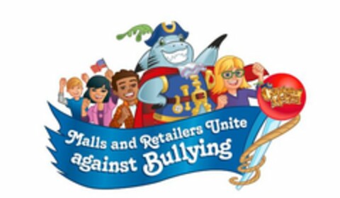 CAPTAIN MCFINN AND FRIENDS, MALLS AND RETAILERS UNITE AGAINST BULLYING Logo (USPTO, 04.06.2013)