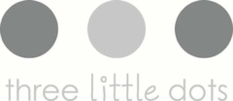 THREE LITTLE DOTS Logo (USPTO, 07.08.2013)