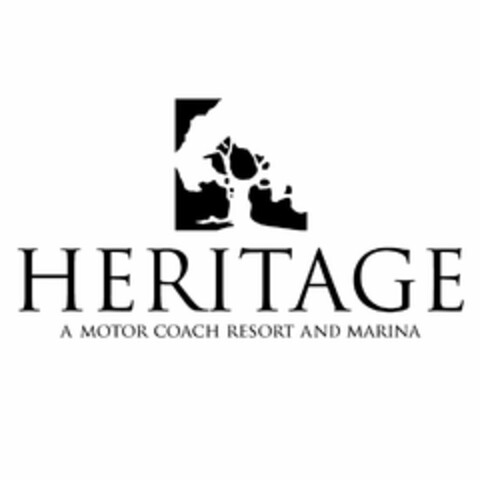 HERITAGE MOTOR COACH RESORT AND MARINA Logo (USPTO, 09.09.2013)