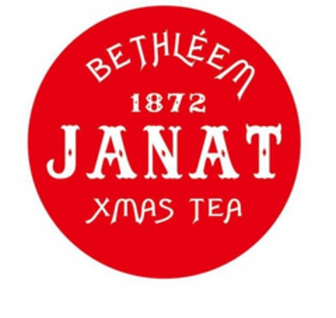 BETHLÉEM 1872 JANAT XMAS TEA Logo (USPTO, 09/09/2013)