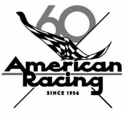 60 AMERICAN RACING SINCE 1956 Logo (USPTO, 13.06.2015)