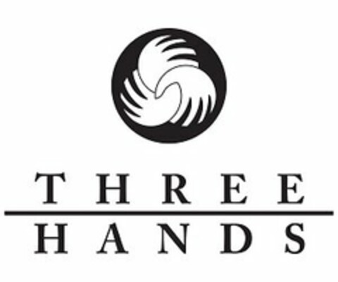 THREE HANDS Logo (USPTO, 10.12.2015)