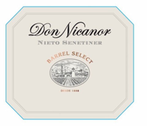 DON NICANOR NIETO SENETINER BARREL SELECT DESDE 1888 Logo (USPTO, 04.05.2016)