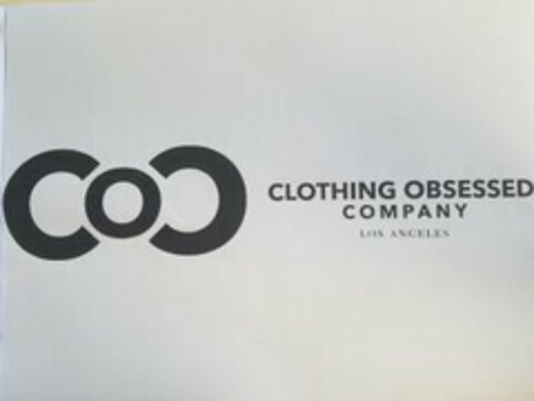 COC CLOTHING OBSESSED COMPANY LOS ANGELES Logo (USPTO, 11.07.2016)