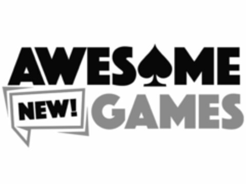 AWESOME NEW! GAMES Logo (USPTO, 25.10.2017)