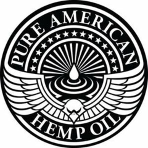 PURE AMERICAN HEMP OIL Logo (USPTO, 12/20/2018)