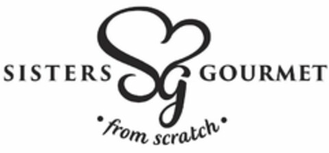 SISTERS SG GOURMET FROM SCRATCH Logo (USPTO, 02/26/2018)