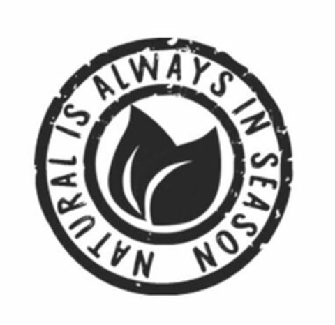 NATURAL IS ALWAYS IN SEASON Logo (USPTO, 28.06.2018)