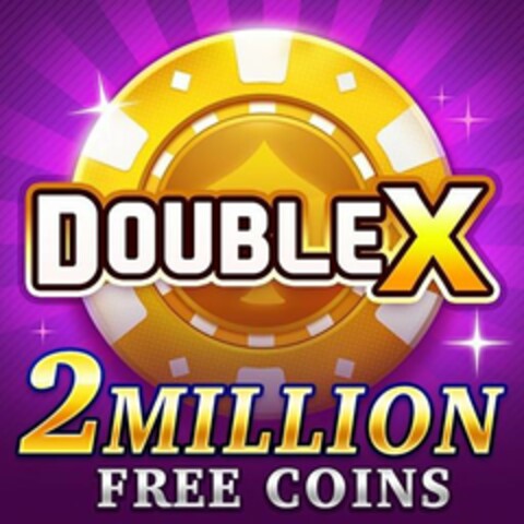 DOUBLE X 2 MILLION FREE COINS Logo (USPTO, 10/31/2018)