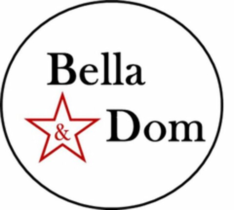 BELLA & DOM Logo (USPTO, 12.03.2019)