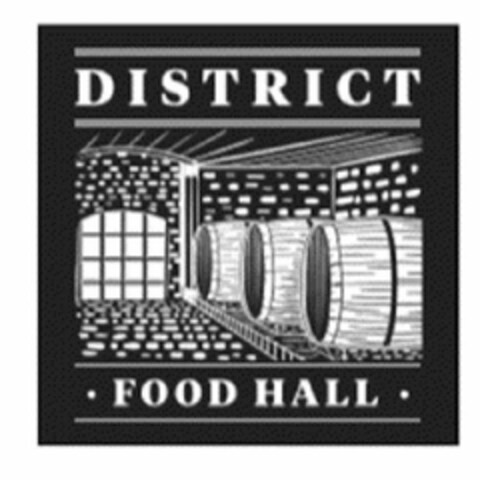 DISTRICT · FOOD HALL · Logo (USPTO, 18.03.2019)