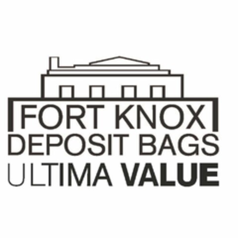 FORT KNOX DEPOSIT BAGS ULTIMA VALUE Logo (USPTO, 07/22/2019)