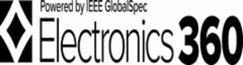 POWERED BY IEEE GLOBALSPEC ELECTRONICS 360 Logo (USPTO, 29.10.2019)