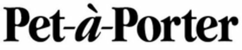 PET-À-PORTER Logo (USPTO, 28.02.2020)