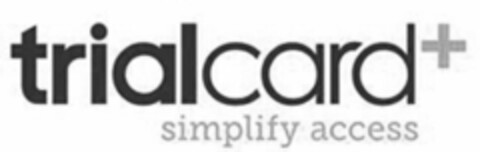 TRIALCARD + SIMPLIFY ACCESS Logo (USPTO, 13.08.2020)