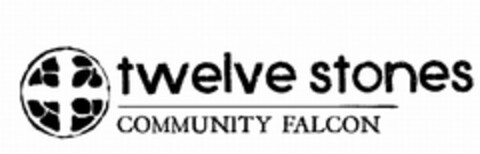 TWELVE STONES COMMUNITY FALCON Logo (USPTO, 13.02.2009)