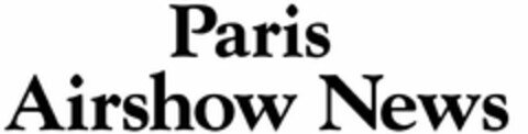 PARIS AIRSHOW NEWS Logo (USPTO, 25.02.2010)