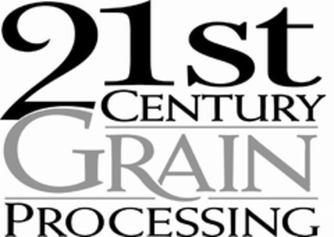 21ST CENTURY GRAIN PROCESSING Logo (USPTO, 31.03.2010)