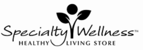 SPECIALTY WELLNESS HEALTHY LIVING STORE Logo (USPTO, 07/27/2010)