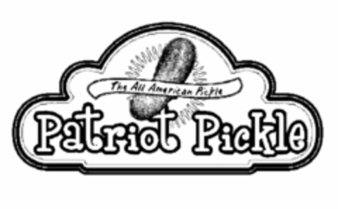 THE ALL AMERICAN PICKLE PATRIOT PICKLE Logo (USPTO, 18.10.2011)