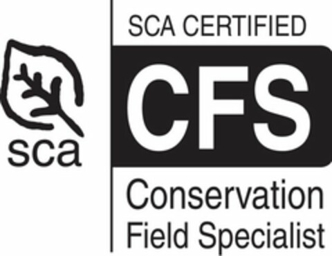 SCA SCA CERTIFIED CFS CONSERVATION FIELD SPECIALIST Logo (USPTO, 12/22/2011)