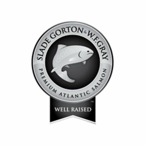 SLADE GORTON & W.F.GRAY PREMIUM ATLANTIC SALMON WELL RAISED Logo (USPTO, 26.03.2012)