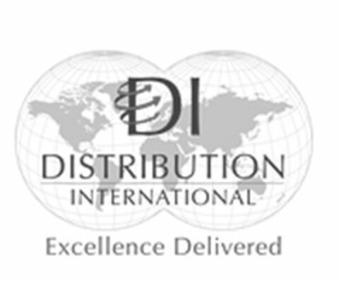 DI DISTRIBUTION INTERNATIONAL EXCELLENCE DELIVERED Logo (USPTO, 11.10.2012)