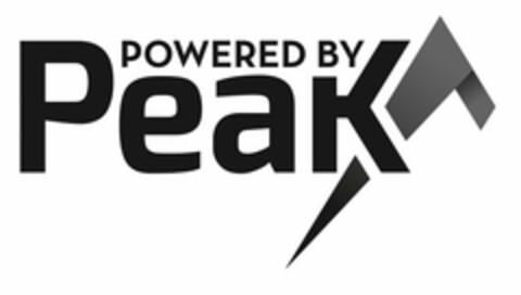 POWERED BY PEAK Logo (USPTO, 25.01.2013)