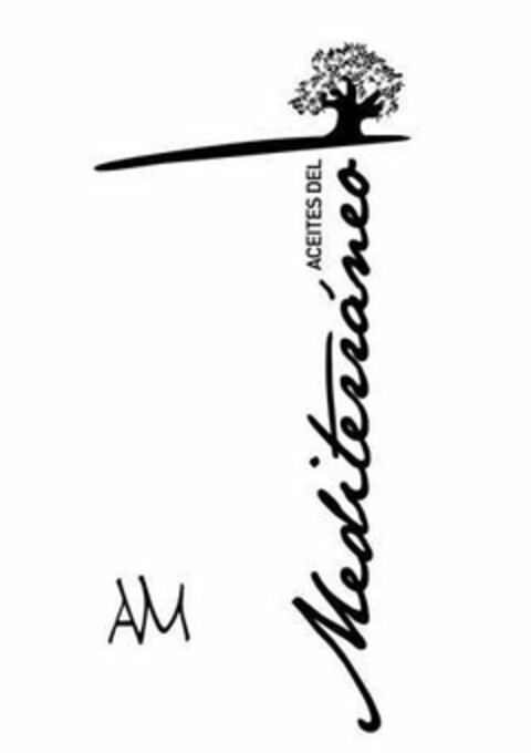 AM ACEITES DEL MEDITERRANEO Logo (USPTO, 17.07.2013)
