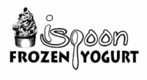 ISPOON FROZEN YOGURT Logo (USPTO, 08/01/2013)