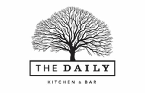 THE DAILY KITCHEN & BAR Logo (USPTO, 06/18/2014)