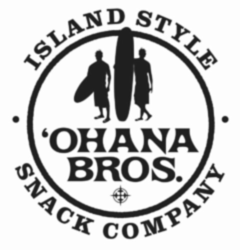 'OHANA BROS. ISLAND STYLE SNACK COMPANY Logo (USPTO, 10/07/2014)