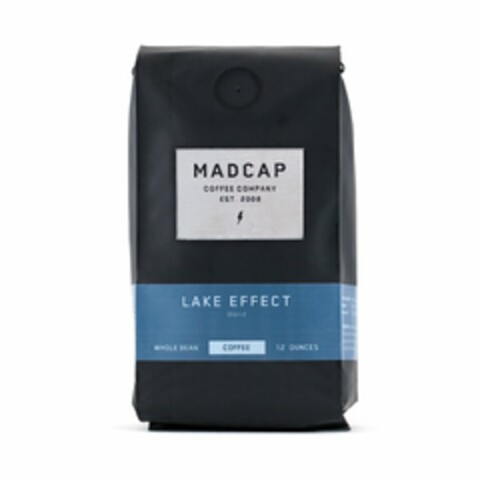 MADCAP COFFEE COMPANY EST. 2008 LAKE EFFECT BLEND COFFEE Logo (USPTO, 30.06.2015)