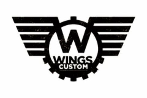 W WINGS CUSTOM Logo (USPTO, 19.09.2016)