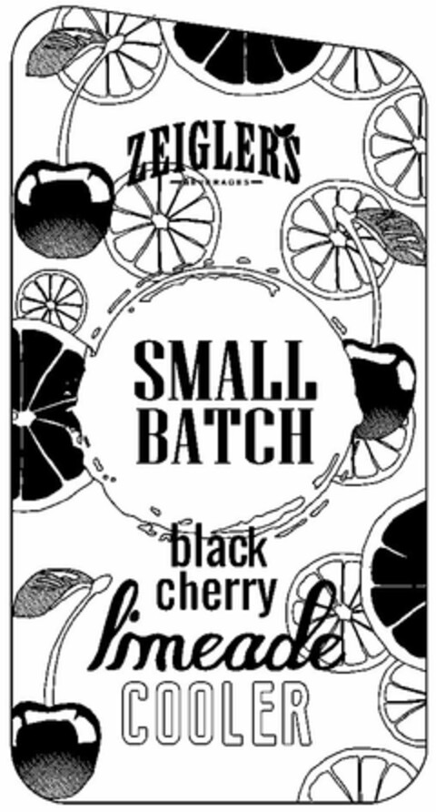 ZEIGLER'S BEVERAGES SMALL BATCH BLACK CHERRY LIMEADE COOLER Logo (USPTO, 21.09.2016)