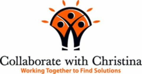 COLLABORATE WITH CHRISTINA WORKING TOGETHER TO FIND SOLUTIONS Logo (USPTO, 07.05.2017)